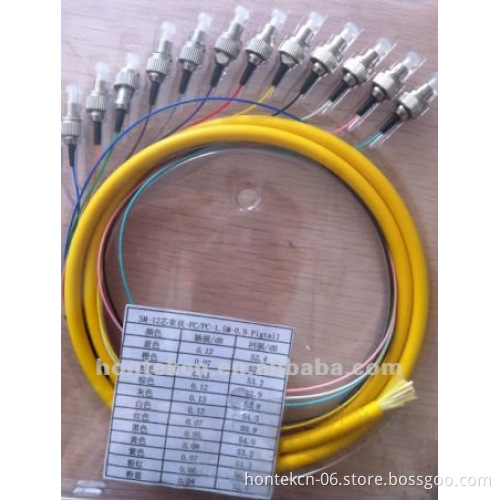 om3 sc apc/fc apc/upc /apc12 core fiber optic pigtail/optical fiber patchcord